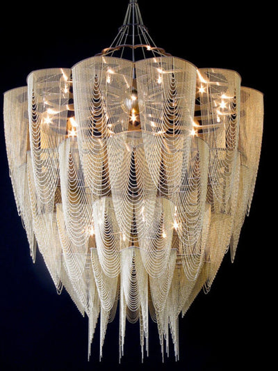 Fereraria Cascade Aluminum Chain Chandelier