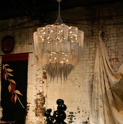 Fereraria Cascade Aluminum Chain Chandelier
