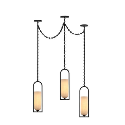 Theron Cascading Chain Lantern Chandelier