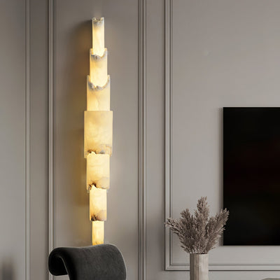 Caspian Multi-layer Alabaster Wall Light