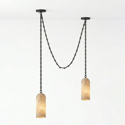 Auberon Cascading Chain Capsule Chandelier