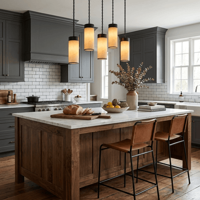 Lysander Cascading Chain Cylinder Chandelier