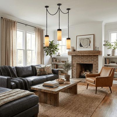 Lysander Cascading Chain Cylinder Chandelier