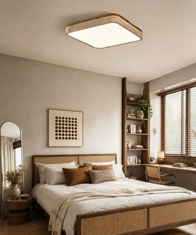 Ivermont Travertine Flush Mount Light