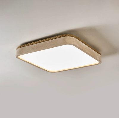 Ivermont Travertine Flush Mount Light