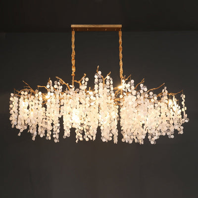 Haverford Branch Waterfall Long Chandelier