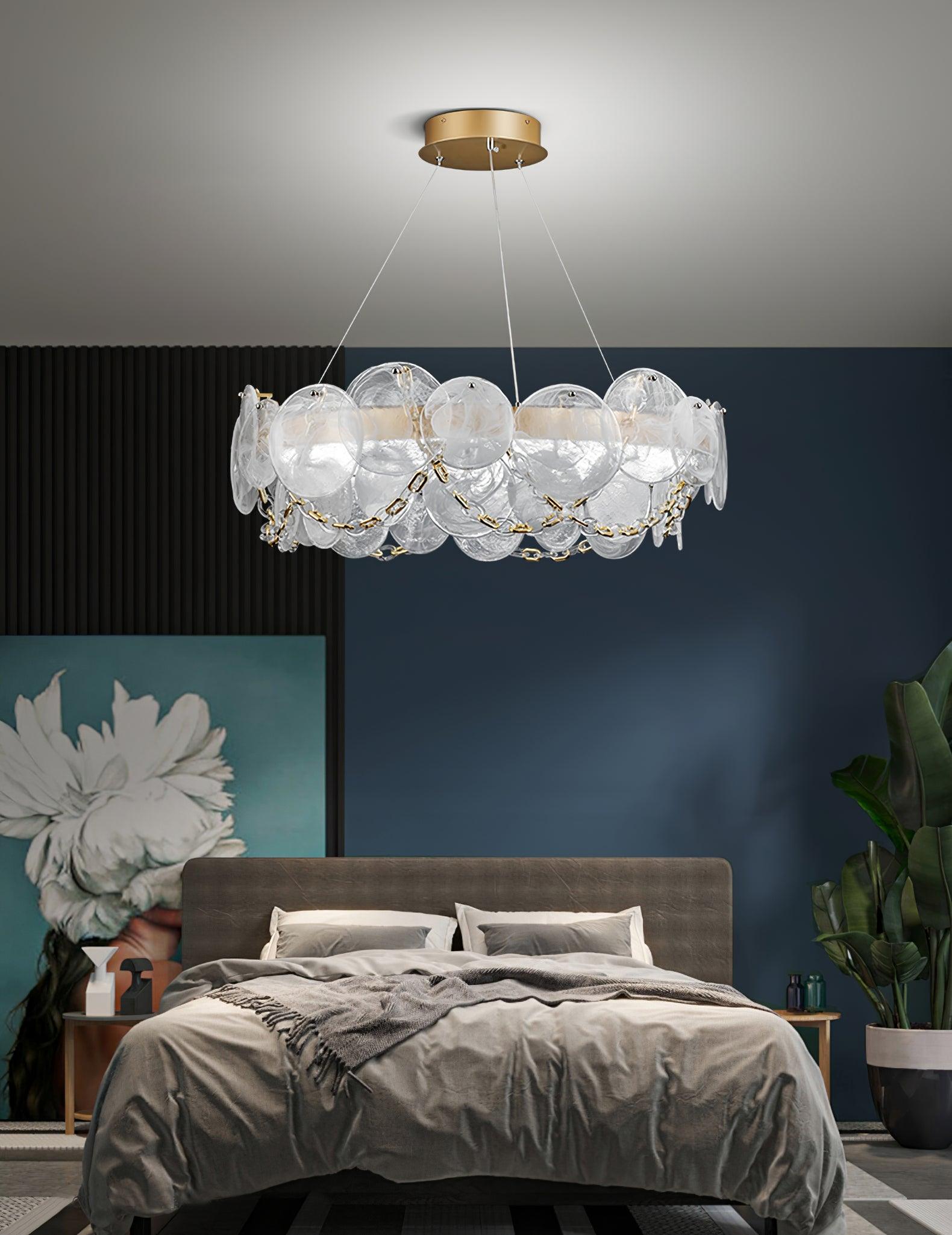 Celinaria Luxury Glass Chandelier