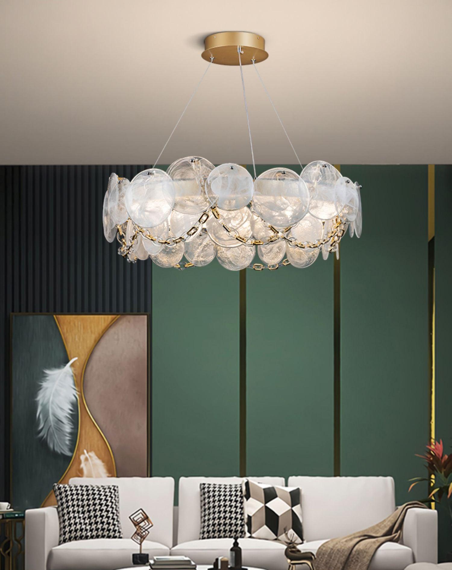 Celinaria Luxury Glass Chandelier
