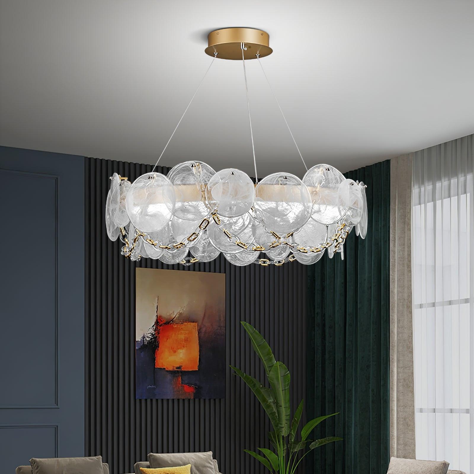 Celinaria Luxury Glass Chandelier