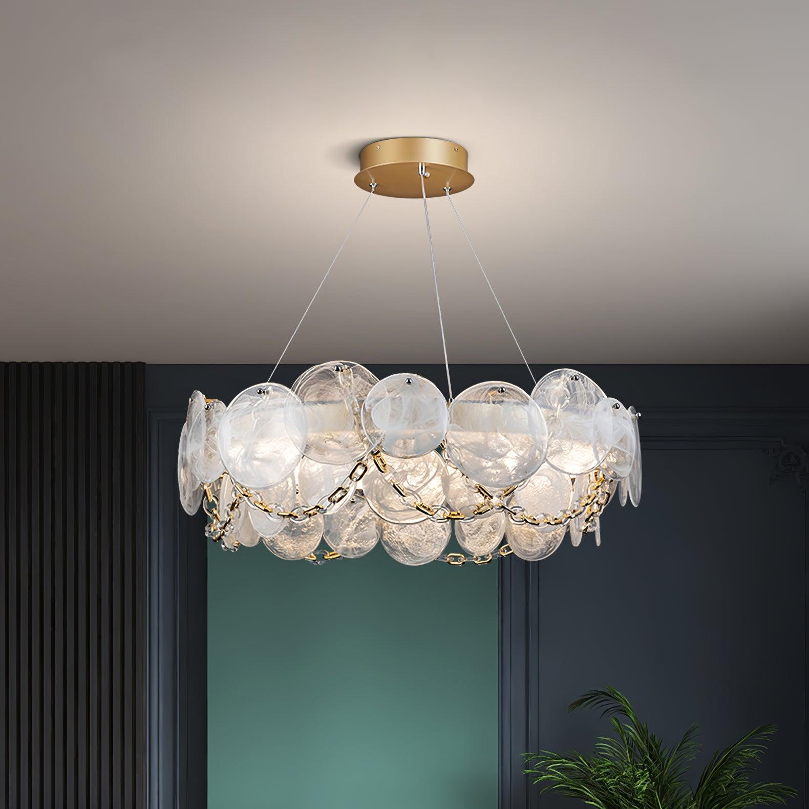 Celinaria Luxury Glass Chandelier