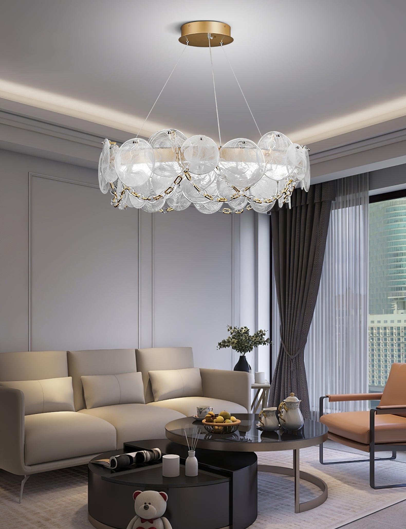 Celinaria Luxury Glass Chandelier