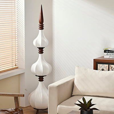 Cetalyra Tiered Gourd Floor Lamp