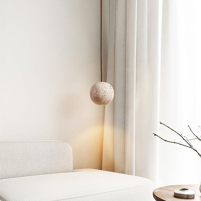 Trio Travertine Pendant Light