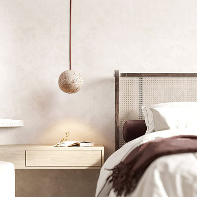 Trio Travertine Pendant Light