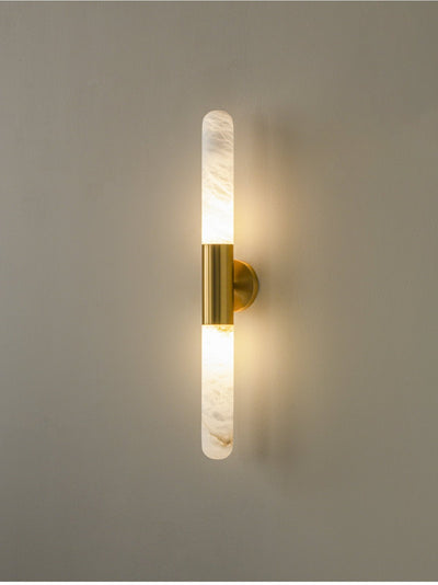 Evtalos Cylinder Alabaster Wall Light