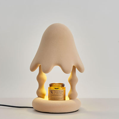 Alcariol Abstract Flocked Resin Lamp