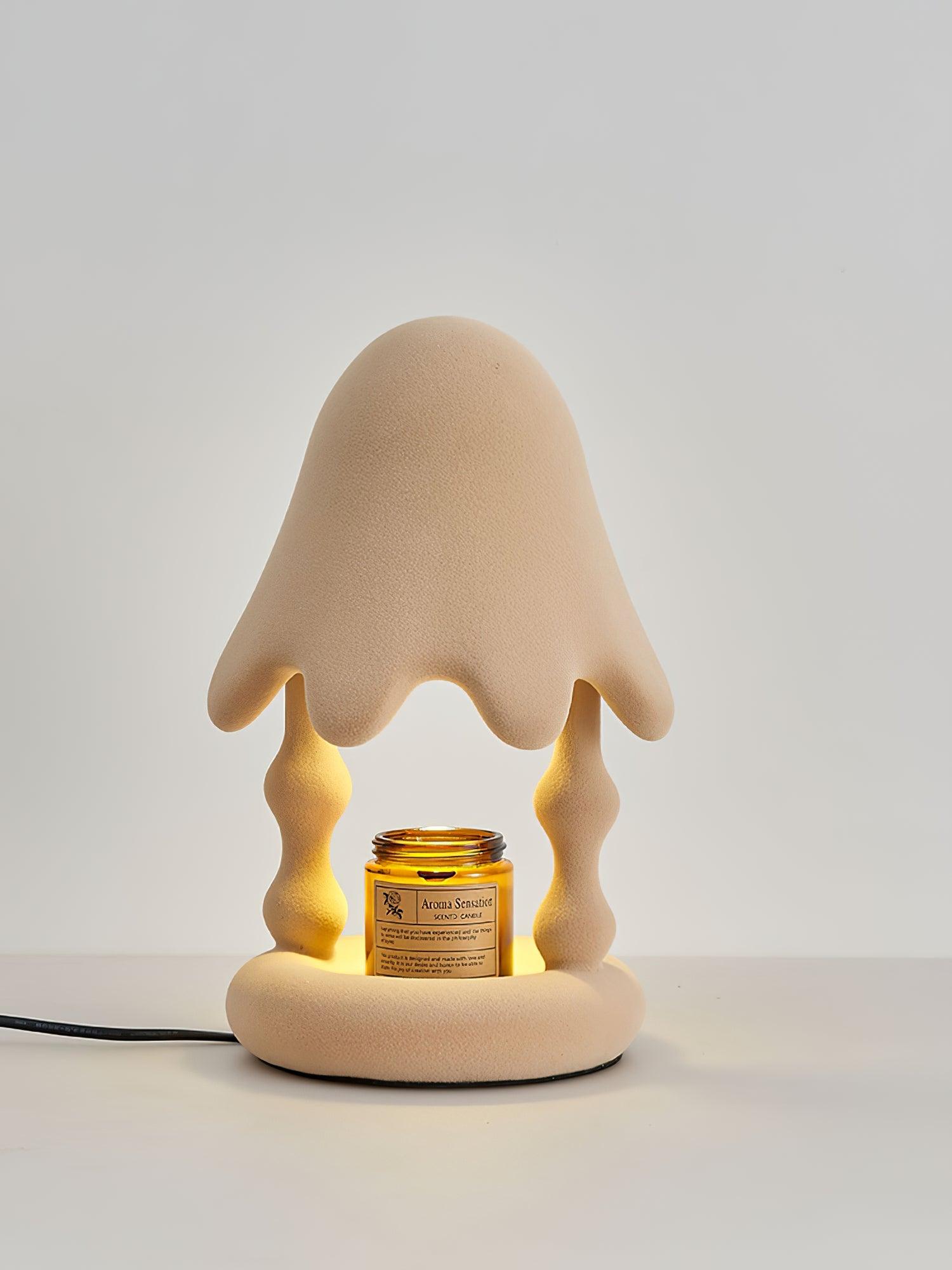 Alcariol Abstract Flocked Resin Lamp