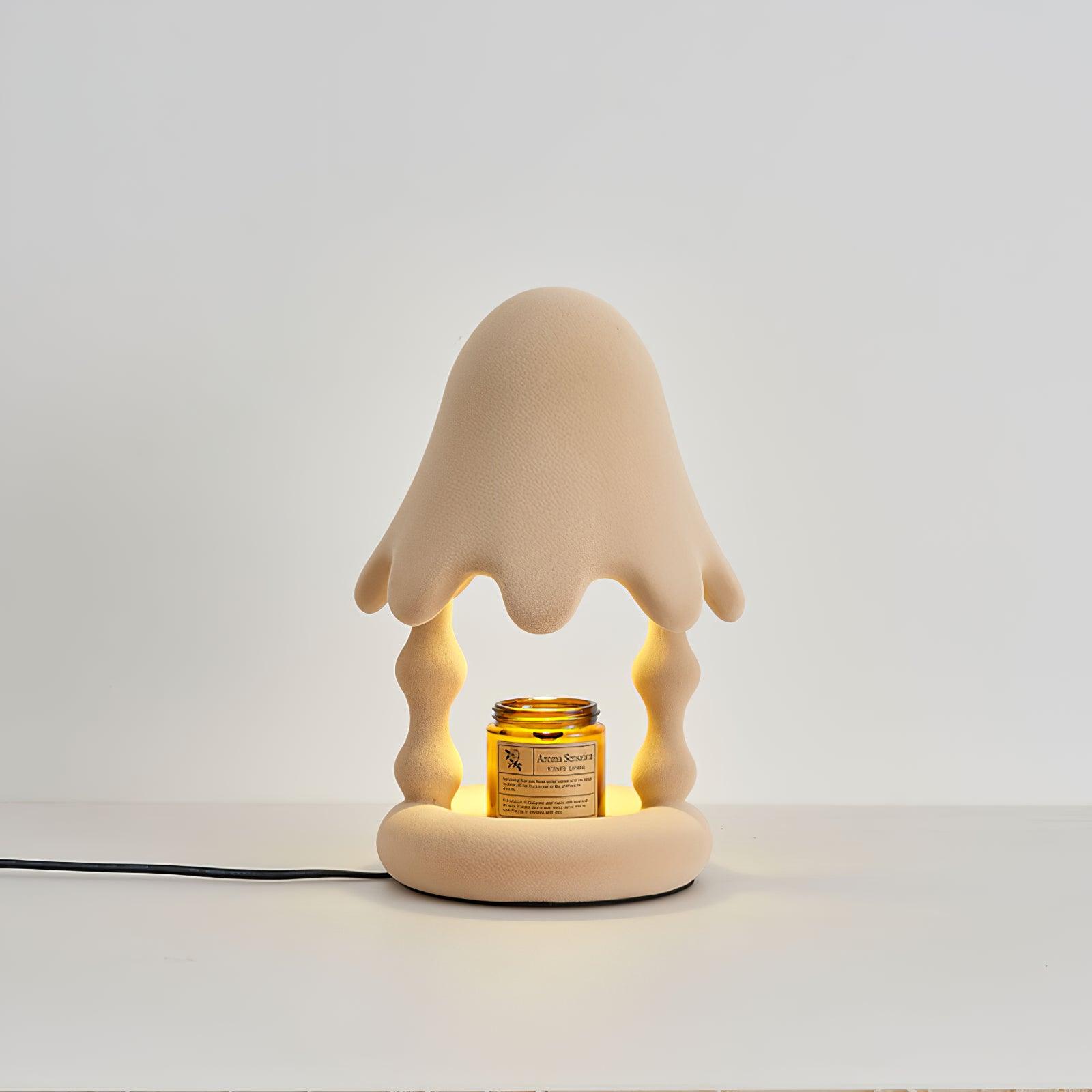 Alcariol Abstract Flocked Resin Lamp