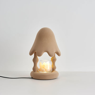 Alcariol Abstract Flocked Resin Lamp
