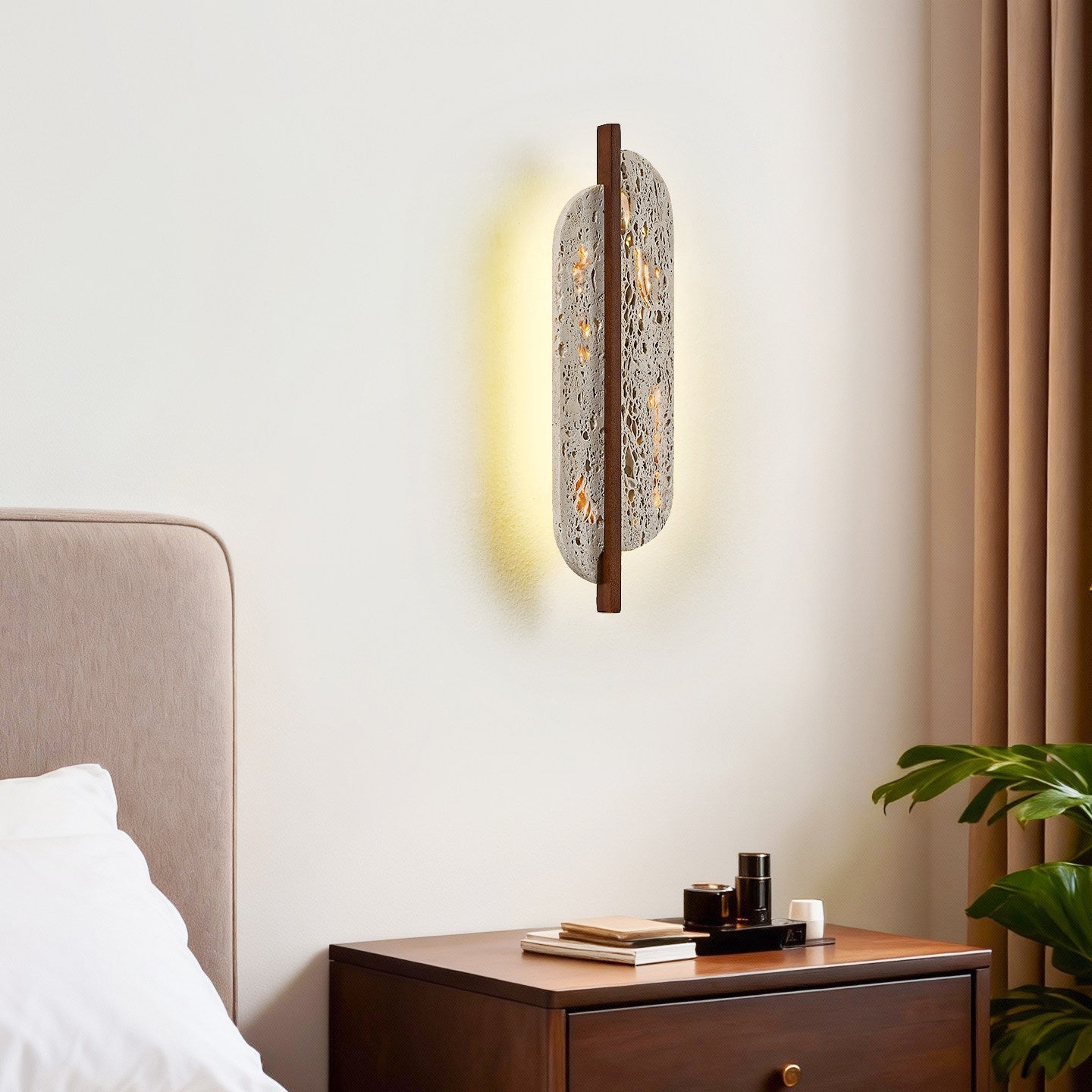 Serinaine Travertine Wall Light