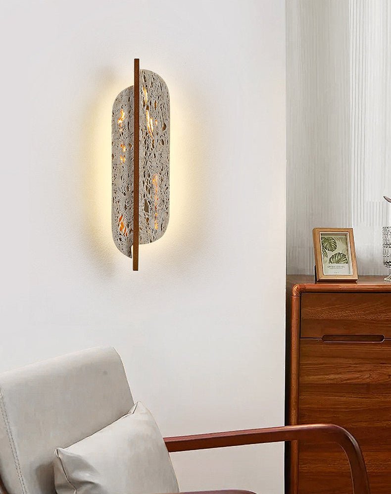 Serinaine Travertine Wall Light