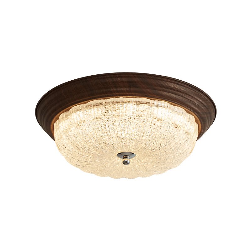 Tacell Premium Elegance Walnut Glass Ceiling Light