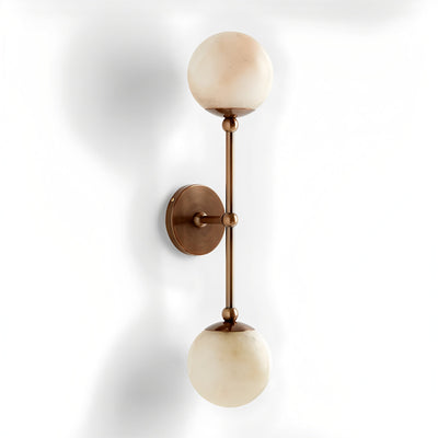 Avenisenne Twobody Celestial Double Alabaster Sconce