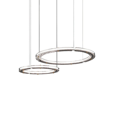 Lunara Dual-Ring Crystal Chandelier