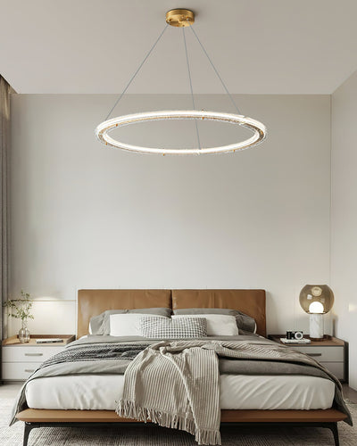 Lunara Dual-Ring Crystal Chandelier