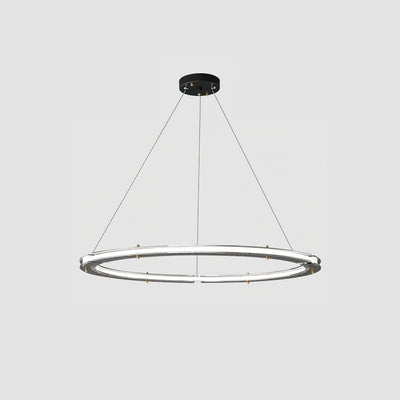 Lunara Dual-Ring Crystal Chandelier
