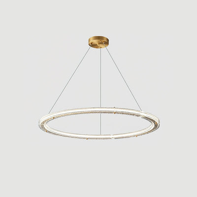 Lunara Dual-Ring Crystal Chandelier