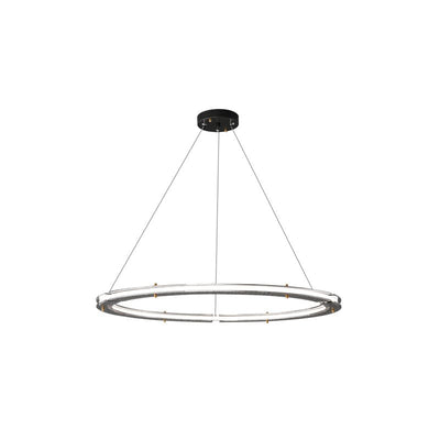 Lunara Dual-Ring Crystal Chandelier
