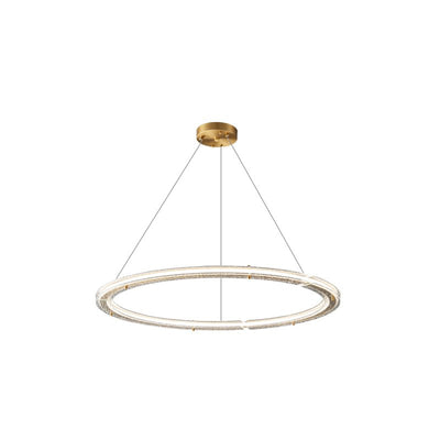 Lunara Dual-Ring Crystal Chandelier