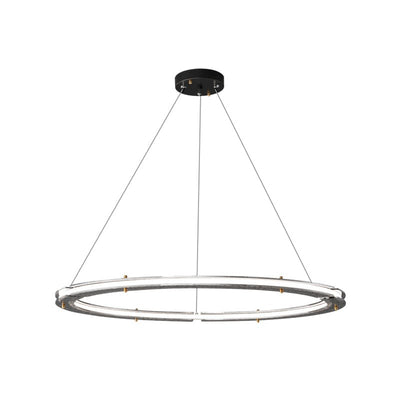 Lunara Dual-Ring Crystal Chandelier