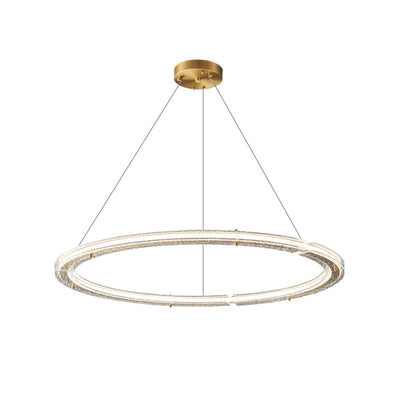 Lunara Dual-Ring Crystal Chandelier
