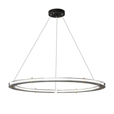 Lunara Dual-Ring Crystal Chandelier