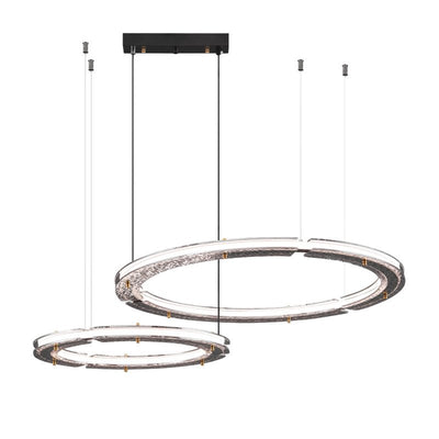 Lunara Dual-Ring Crystal Chandelier
