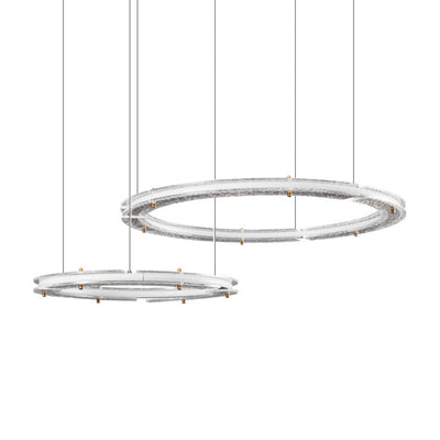 Lunara Dual-Ring Crystal Chandelier