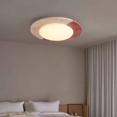 Zeraeos Travertine Ceiling Light
