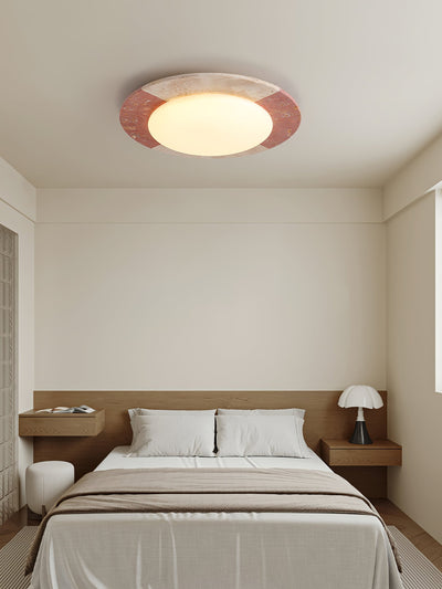 Zeraeos Travertine Ceiling Light