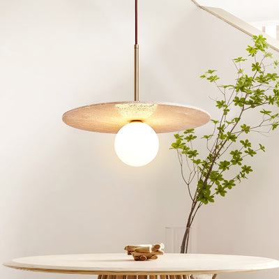Noreielle Travertine Pendant Light