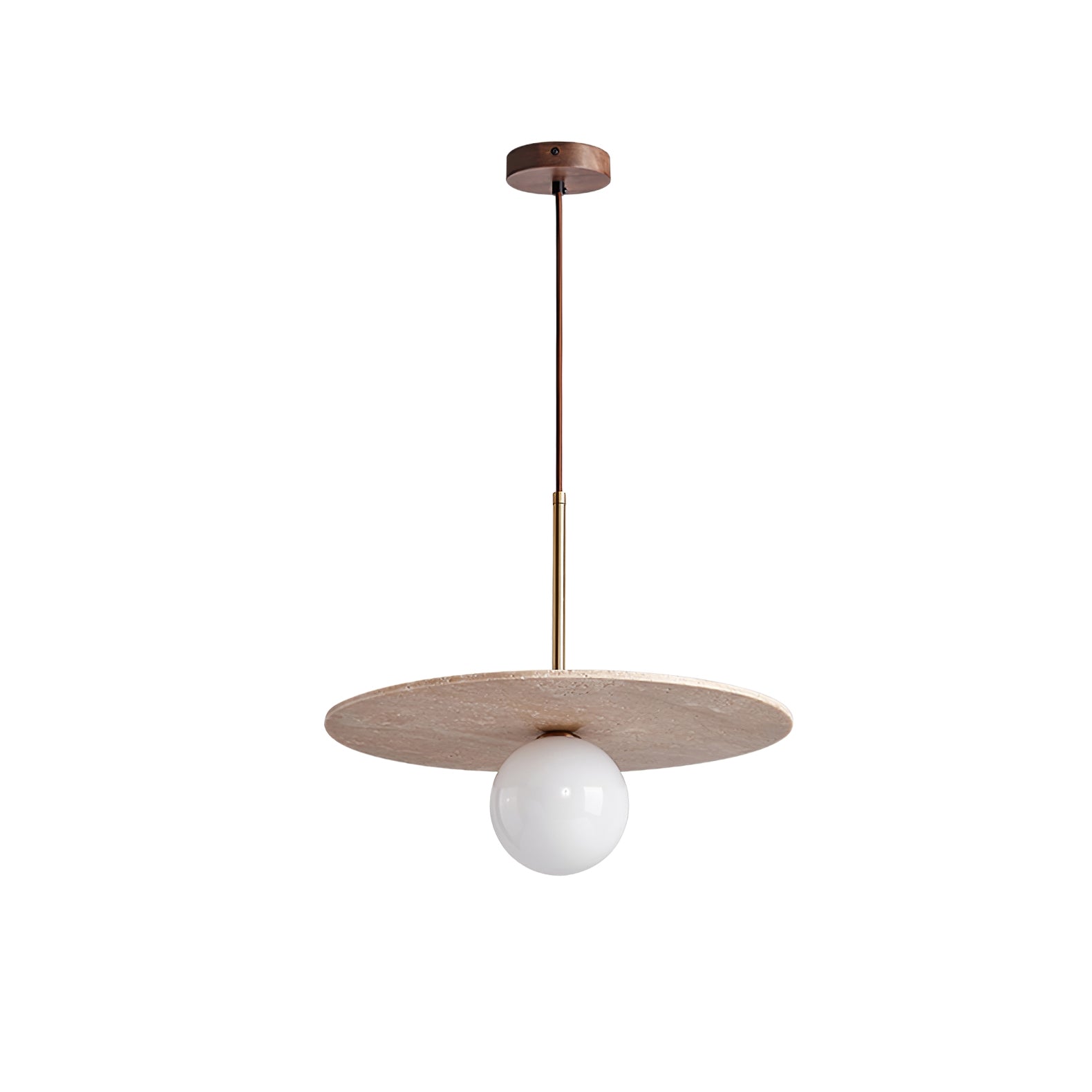 Noreielle Travertine Pendant Light