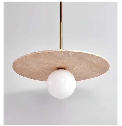Noreielle Travertine Pendant Light