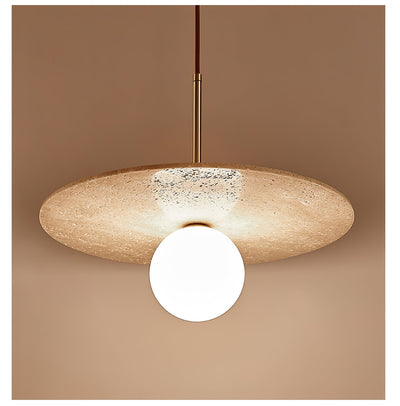 Noreielle Travertine Pendant Light