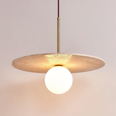 Noreielle Travertine Pendant Light