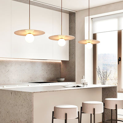 Noreielle Travertine Pendant Light