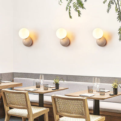 Cethair Travertine Wall Light