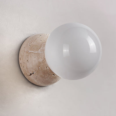 Cethair Travertine Wall Light