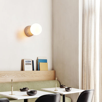 Cethair Travertine Wall Light