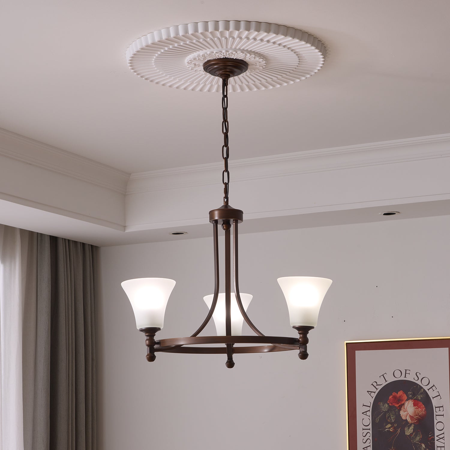 Celestine Traditional Elegance Vintage Glow Chandelier